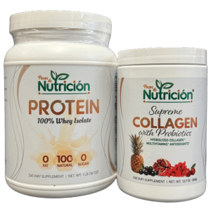 Proteina y Colageno de 12.7 oz para un Mes