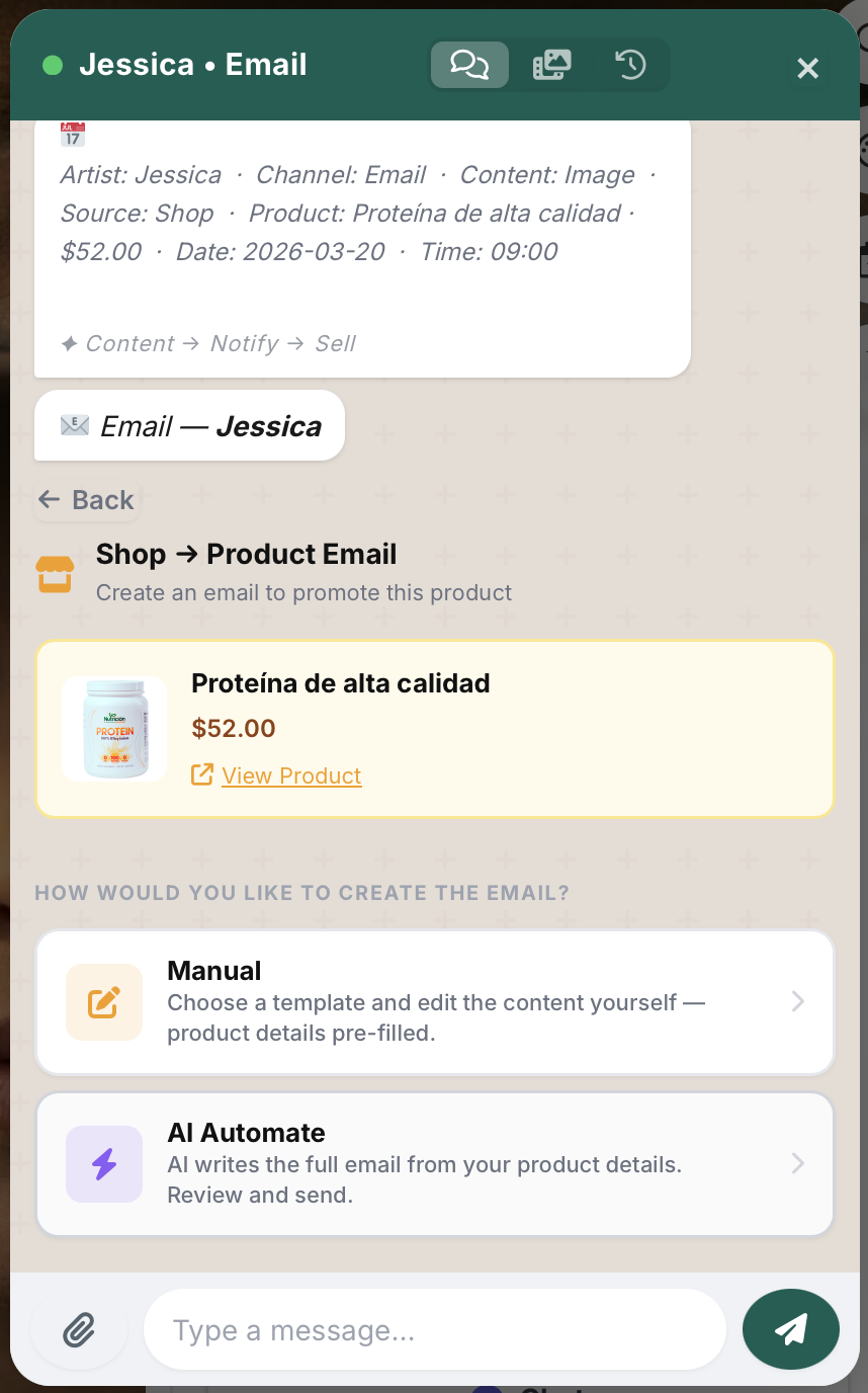 Step 4 — Manual or AI Automate